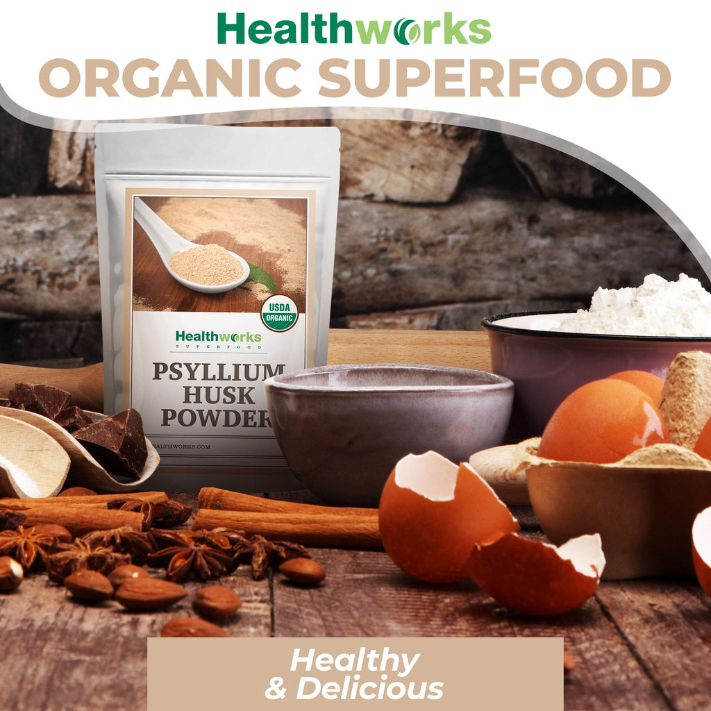Organic Psyllium Husk Powder 2 lb D2793