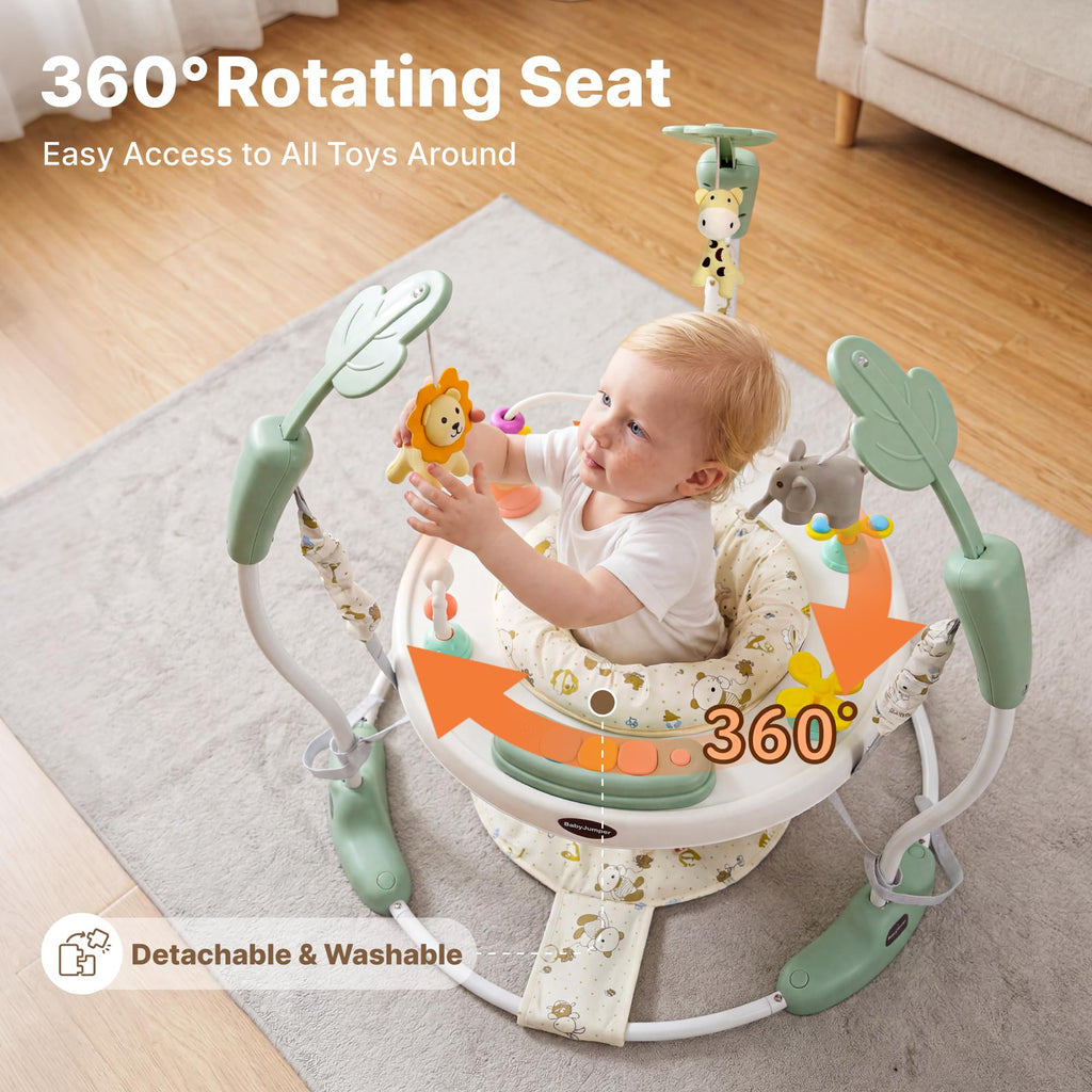 Green 3-in-1 Baby Jumper Activity Center W85297