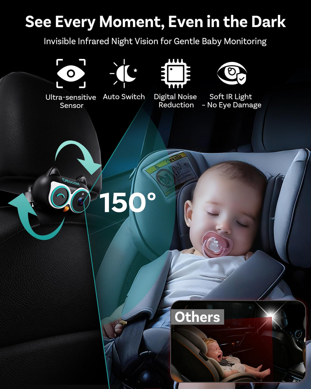 Baby Car Camera with HD Night Vision M239766