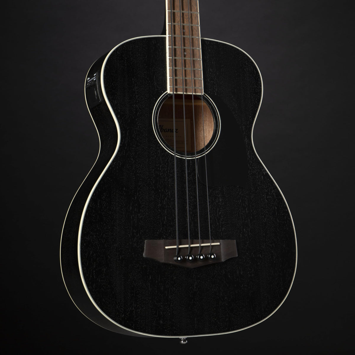 Weathered Black Acoustic-electric Bass U55738