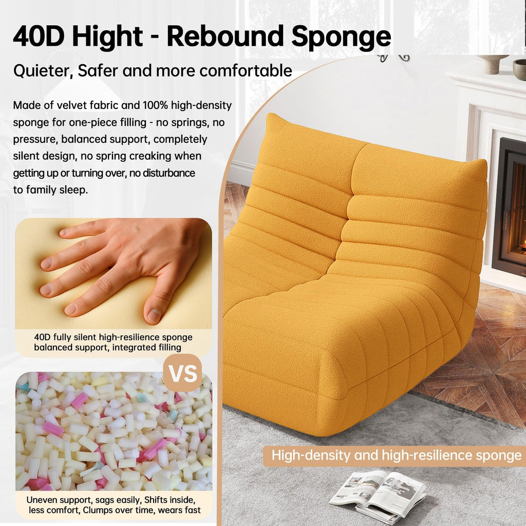 Giant Bean Bag Chair with Memory Foam O314740