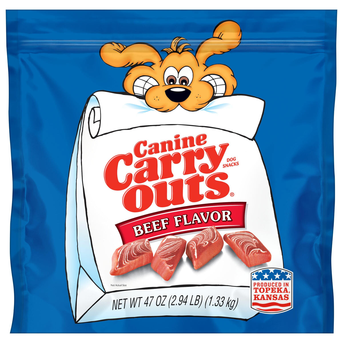 Beef Flavor Dog Treats 47 Ounce Bag X3660