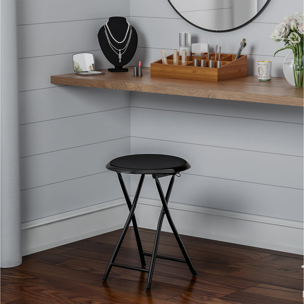 Folding Backless Stool 18-Inch 225lb Capacity G150709