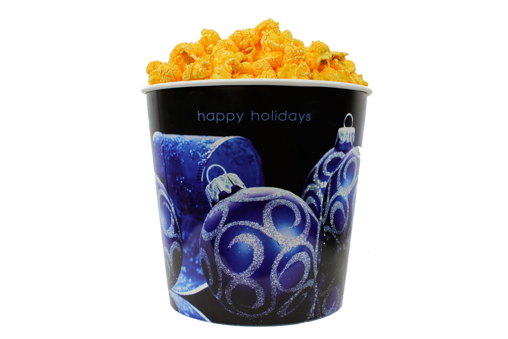 Cheddar Cheese Popcorn 1-Gallon Reusable Plastic Container O1838