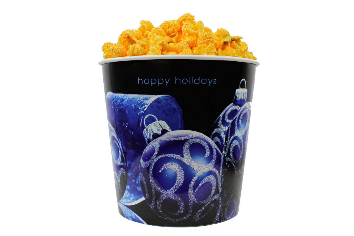 Cheddar Cheese Popcorn 1-Gallon Reusable Plastic Container O1838