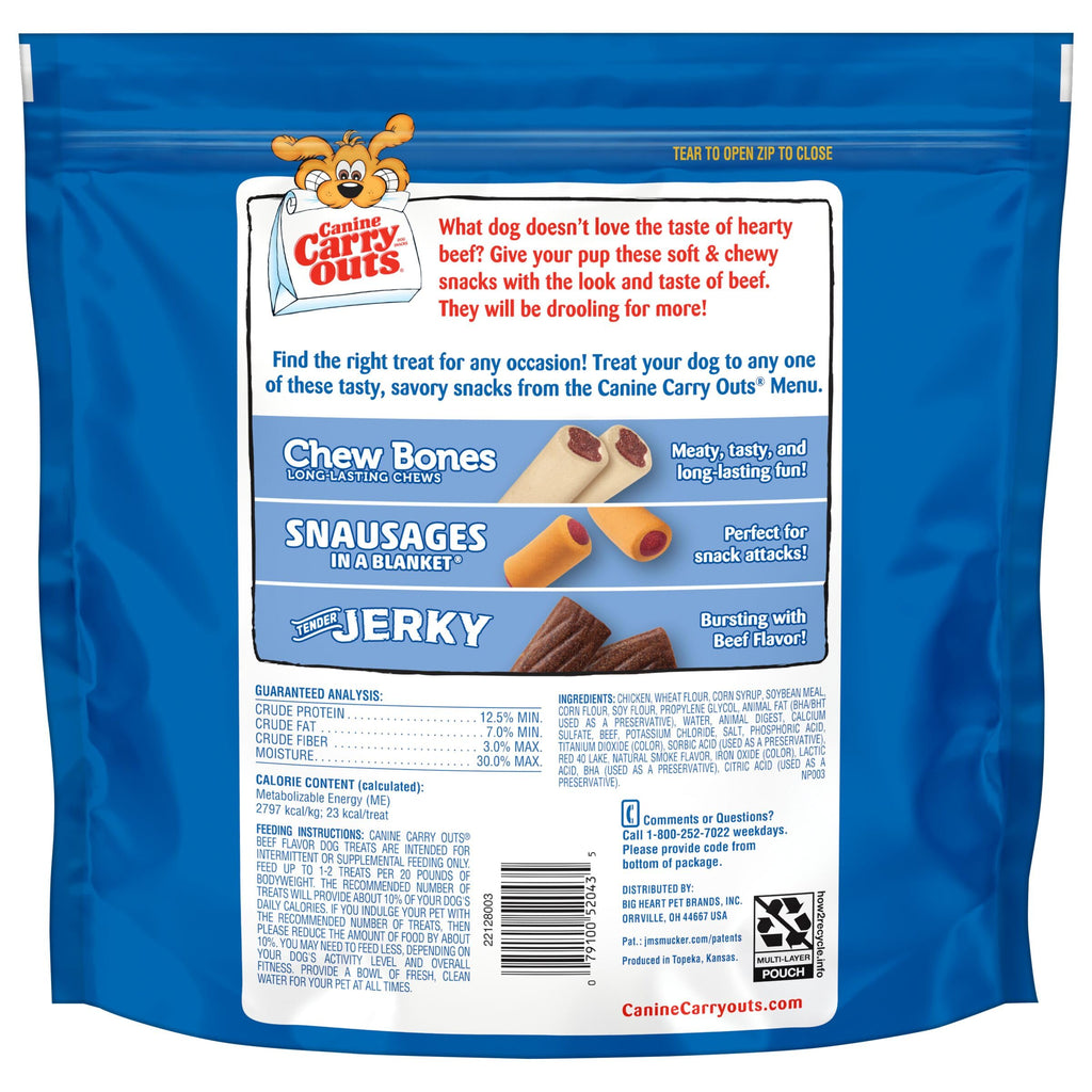 Beef Flavor Dog Treats 47 Ounce Bag X3660
