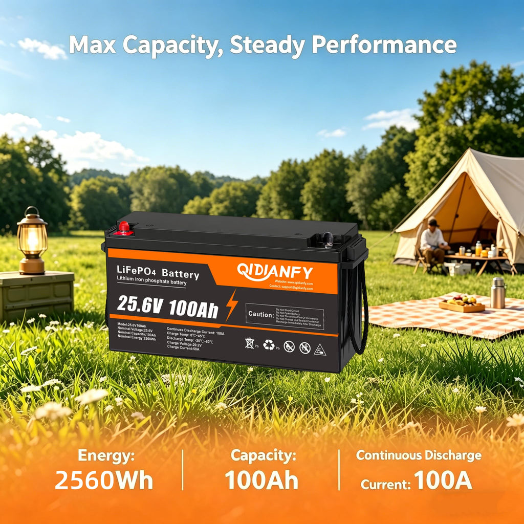 24V 100Ah LiFePO4 Lithium Battery K243655