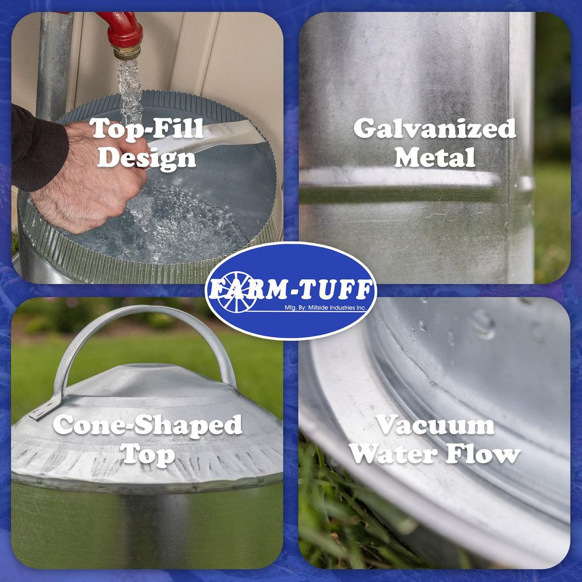 Galvanized 5 Gallon Poultry Waterer M320048