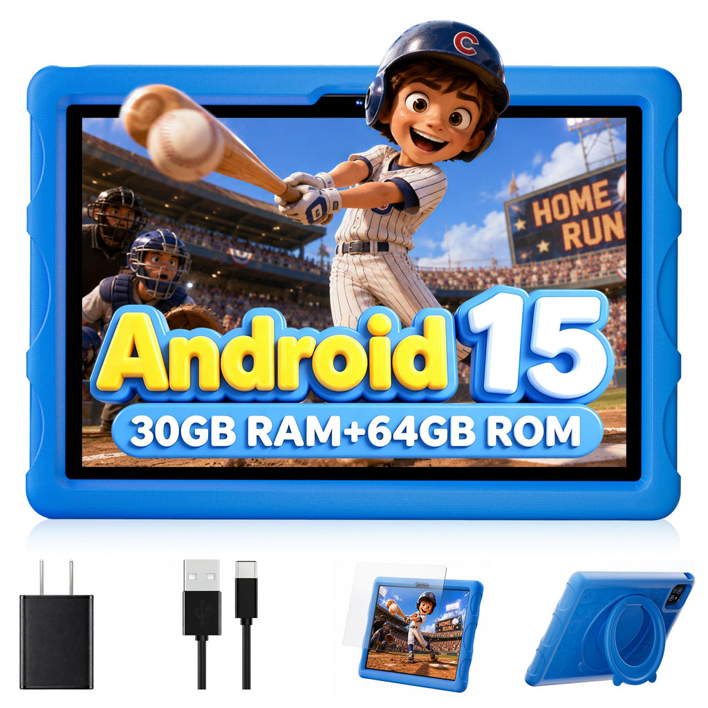 Android 15 Tablet 10.1 inch with Drop-proof Case I834150