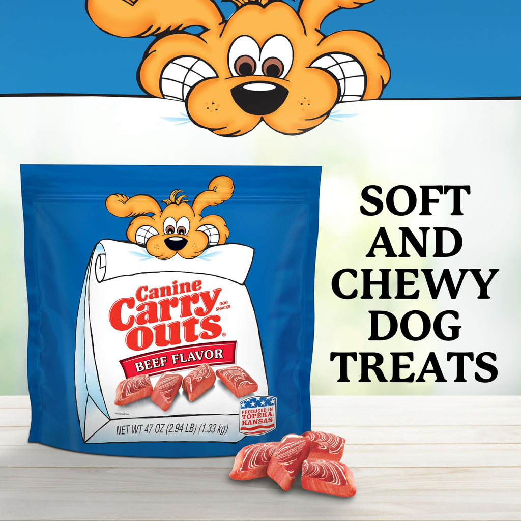 Beef Flavor Dog Treats 47 Ounce Bag X3660