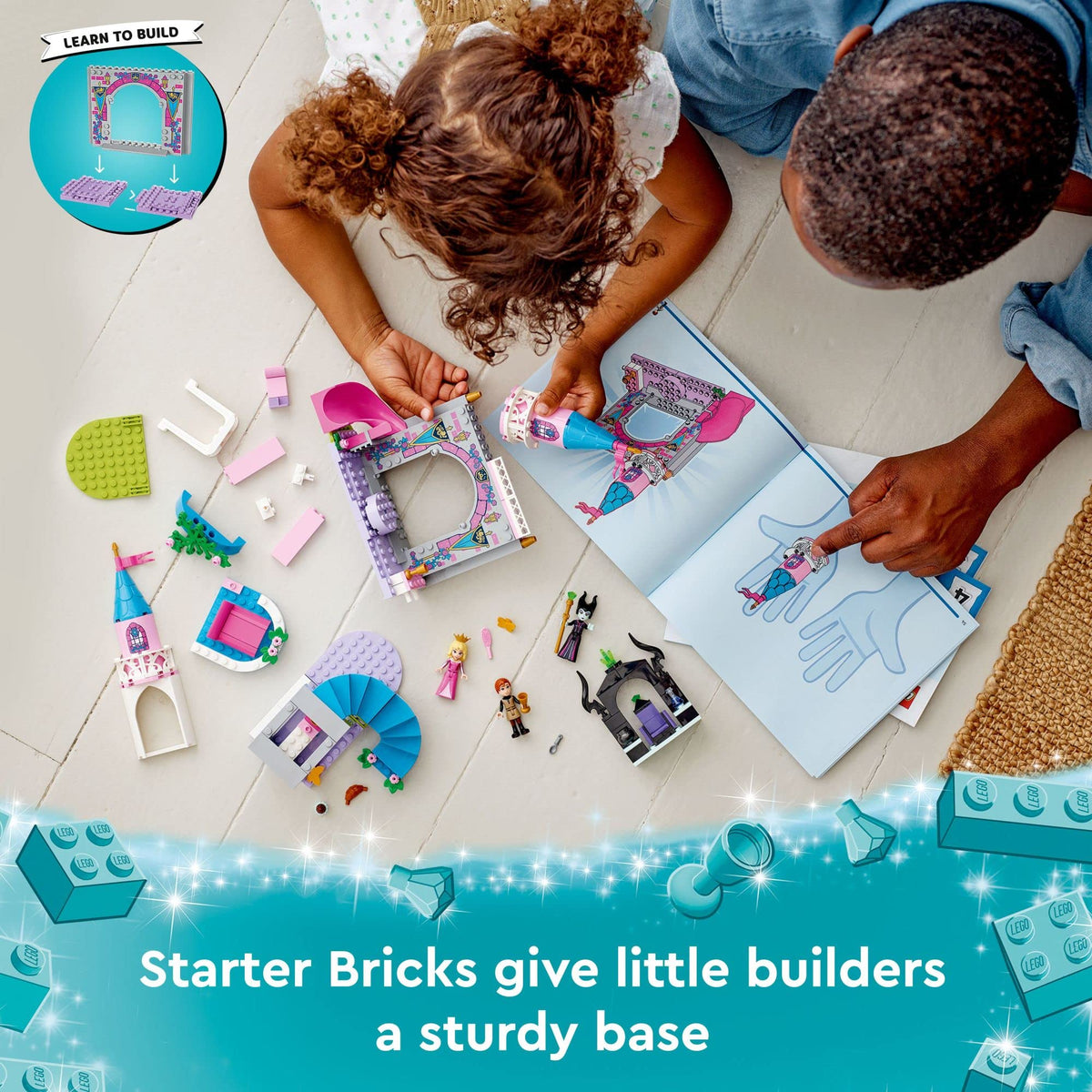 Building Toy Set with Mini-Doll Figures C62287
