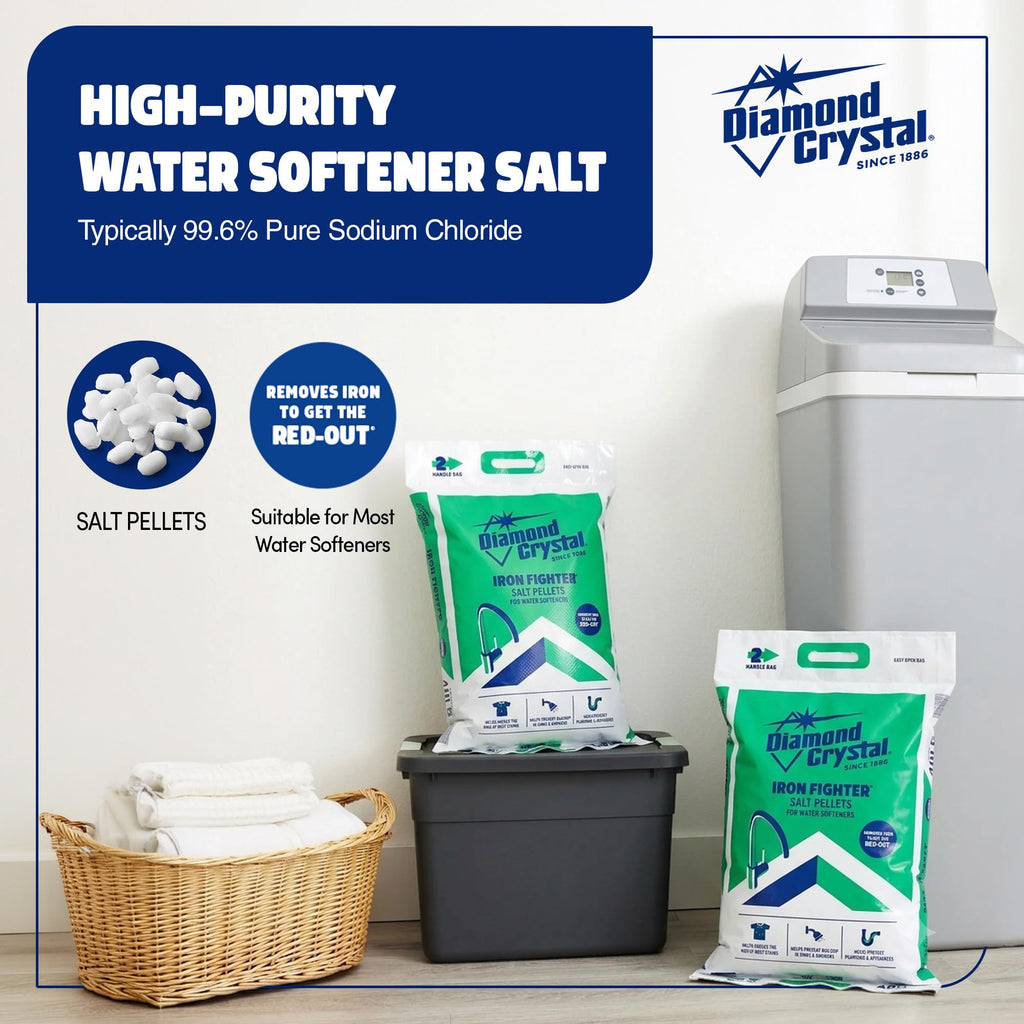 6 Pack Water Softener Salt Pellets, 40 lb P6916