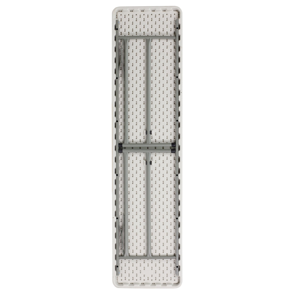 15 Pack 6-Foot Granite White Plastic Folding Table B739090