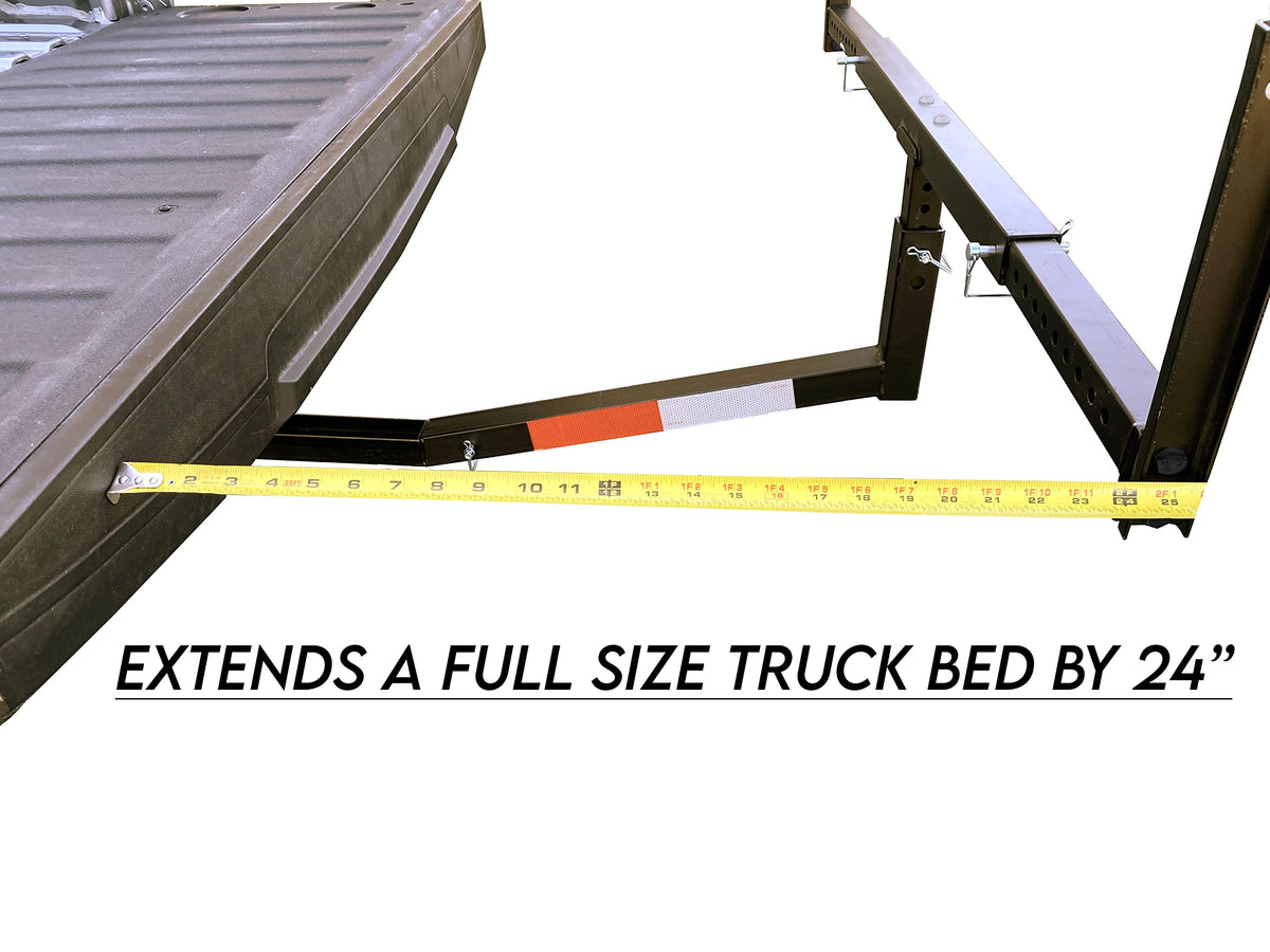 Black Hitch Mount Truck Bed Extender W918208