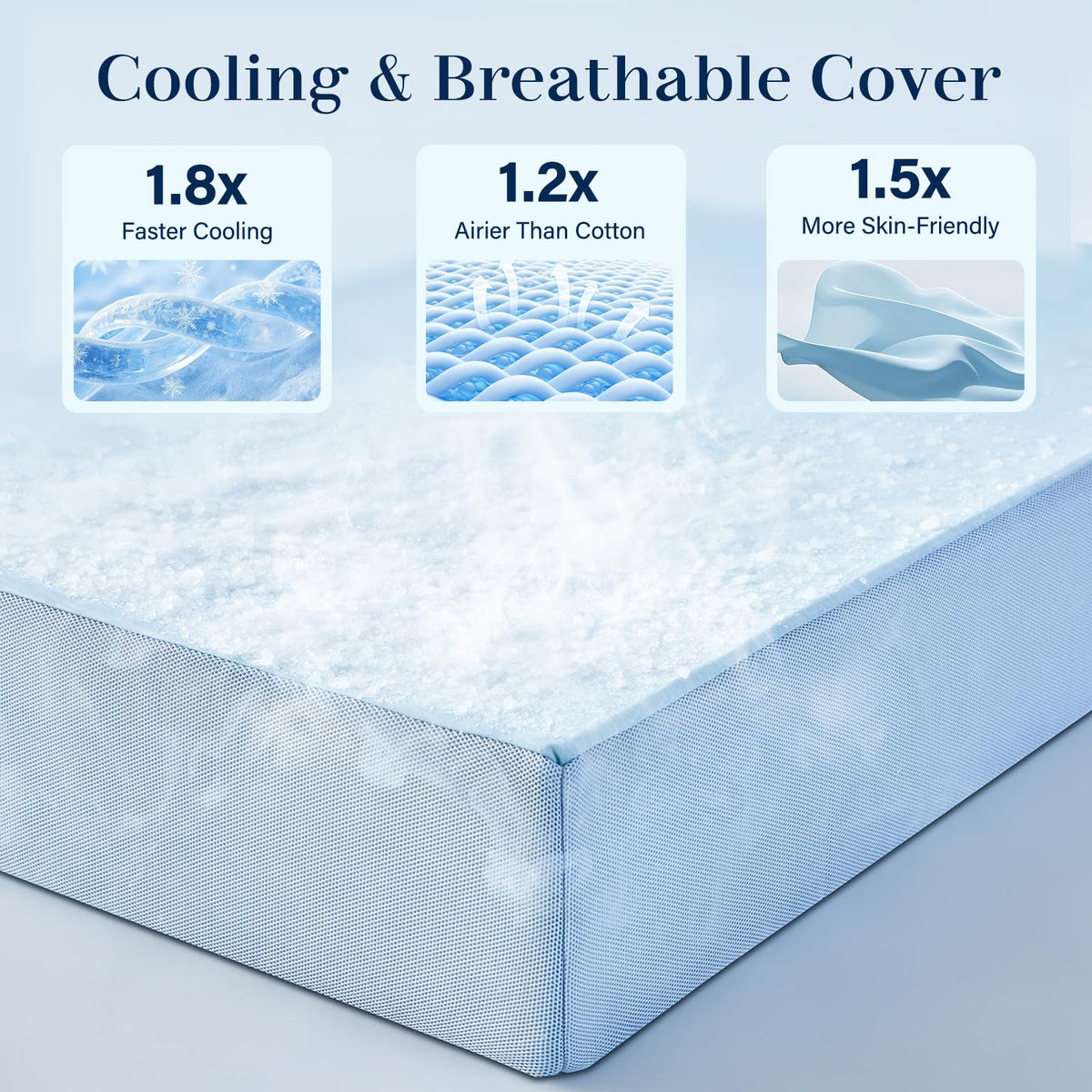 6 Inch Cooling Memory Foam Folding Mattress X94630
