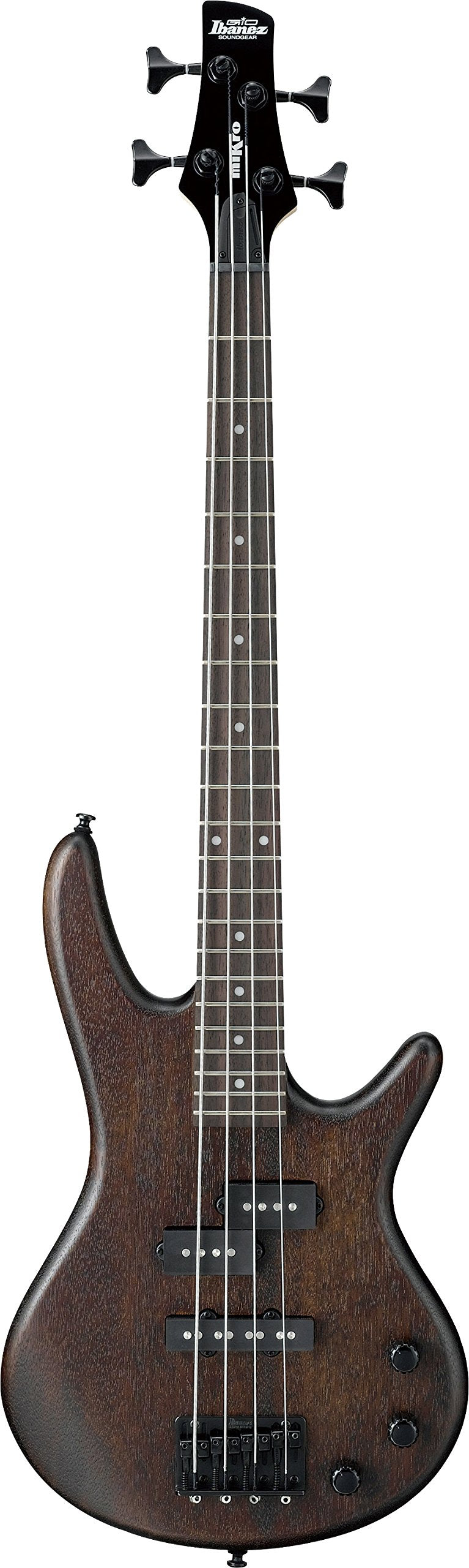 4 String Bass Guitar and Black Guitar Strap T401