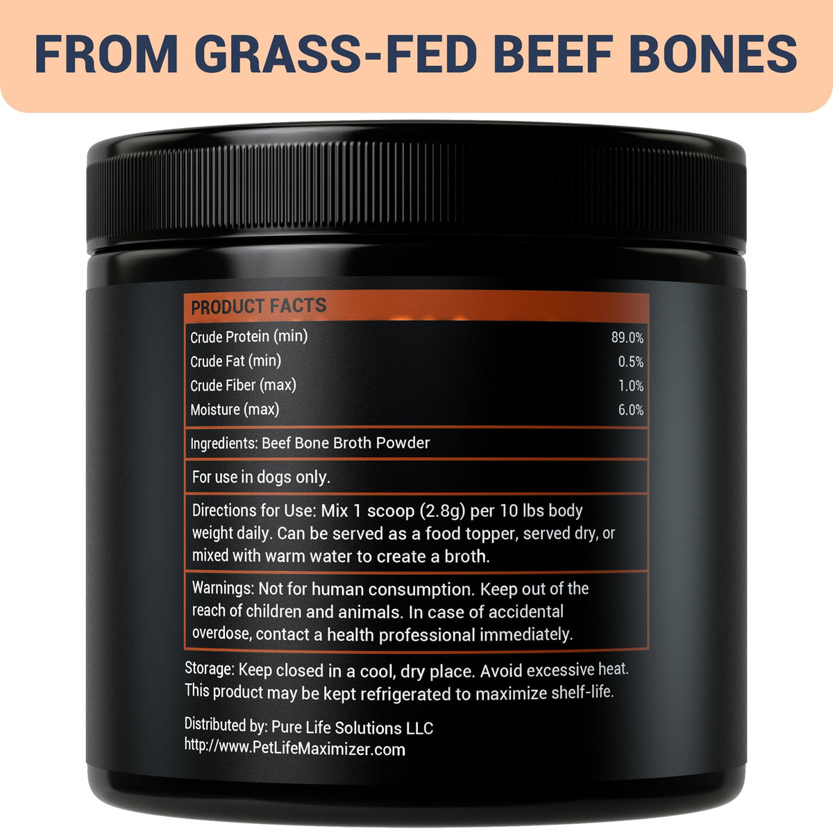 Beef Bone Broth for Dogs A525962