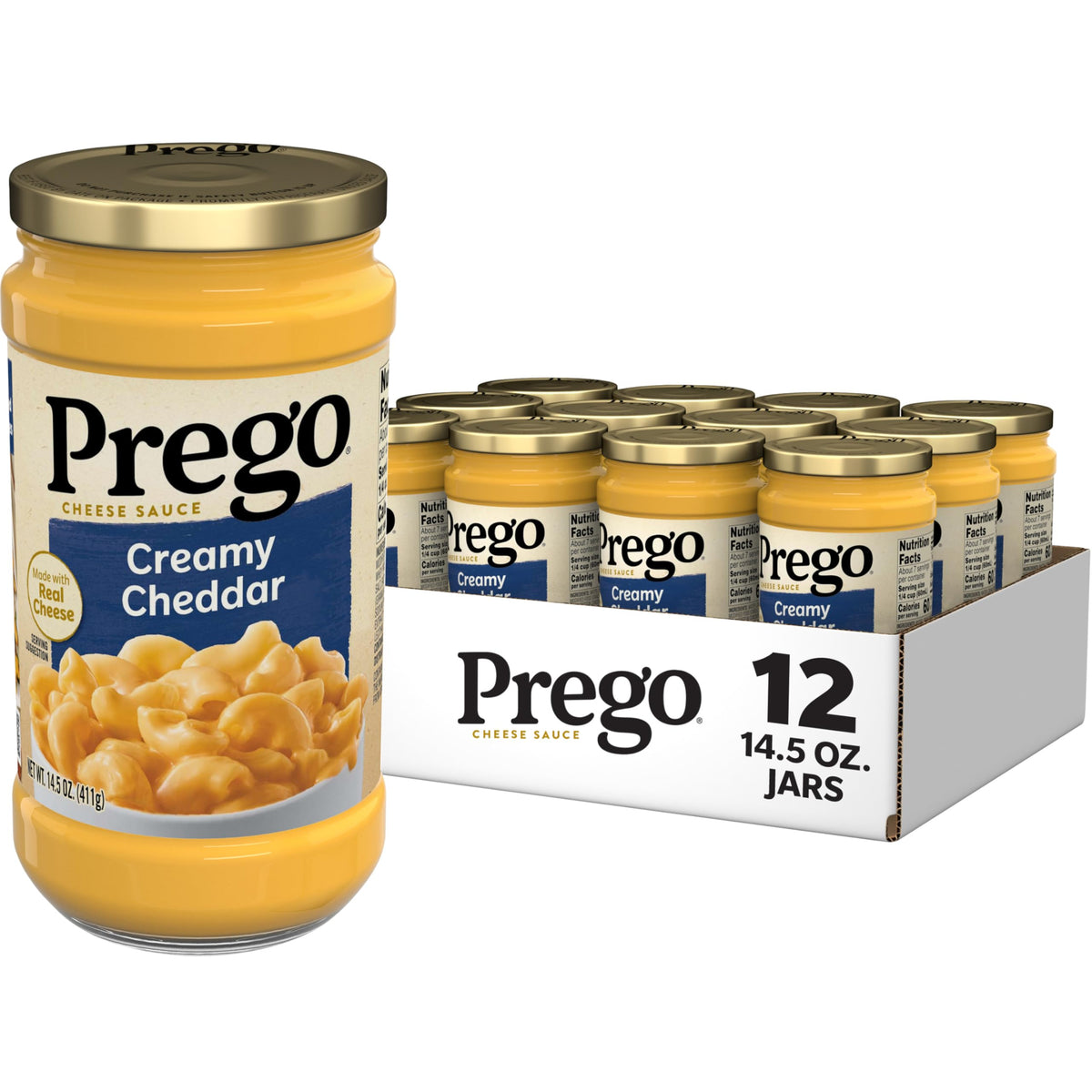 Creamy Cheddar Cheese Sauce 14.5 oz 12 Pack I802
