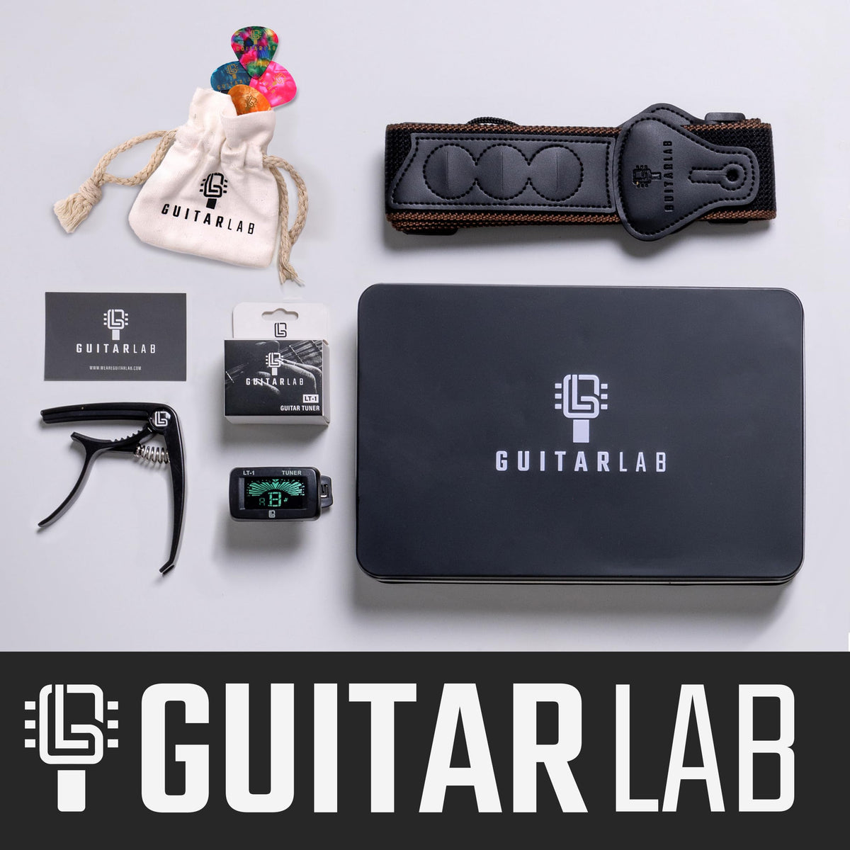 Guitar Accessories Kit - Strap, Capo, Tuner & Picks V243851