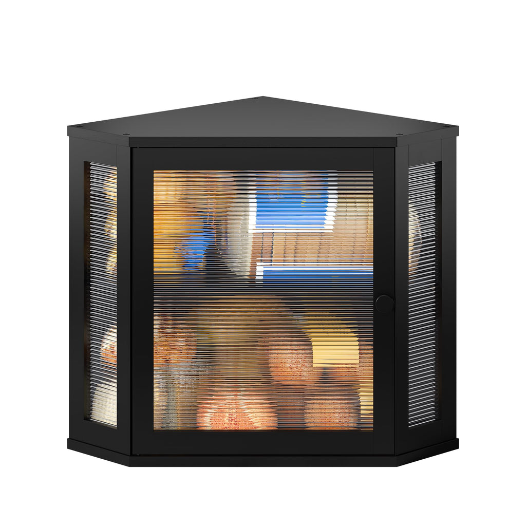 Black Medium Double Layer Bamboo Bread Box G3964
