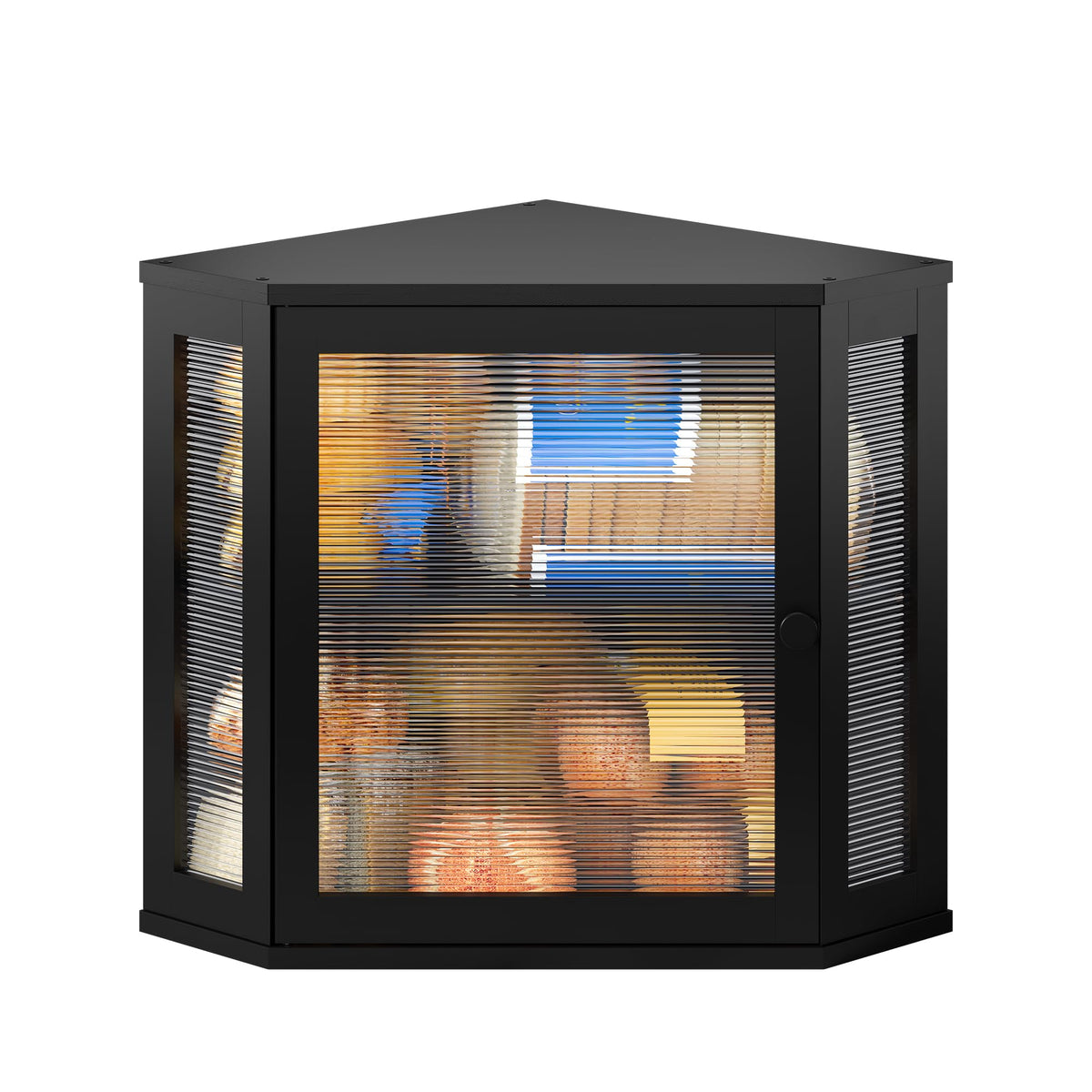 Black Medium Double Layer Bamboo Bread Box G3964
