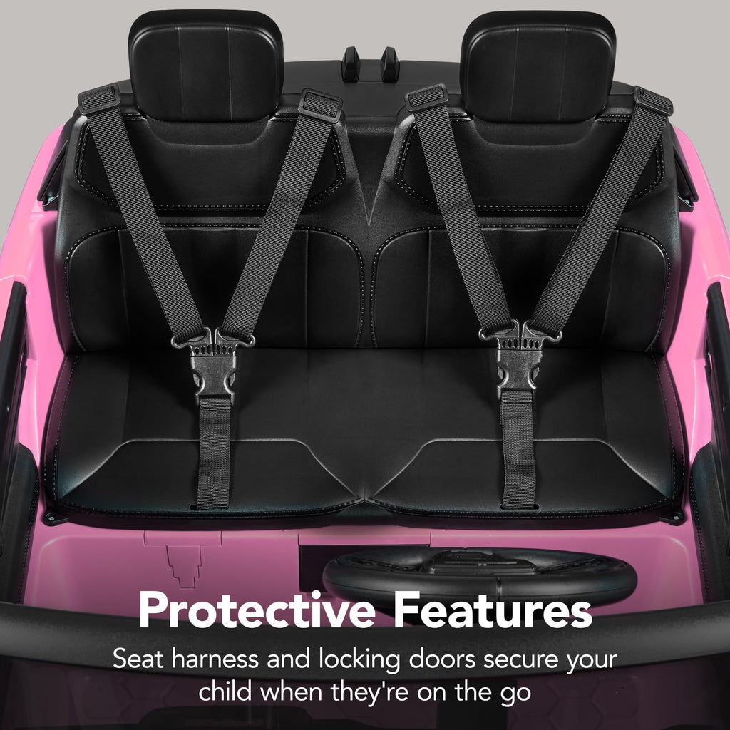 Pink 2-Seater Electric Ride On Car Truck H918