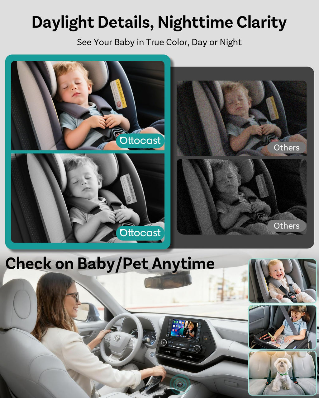 Baby Car Camera with HD Night Vision M239766