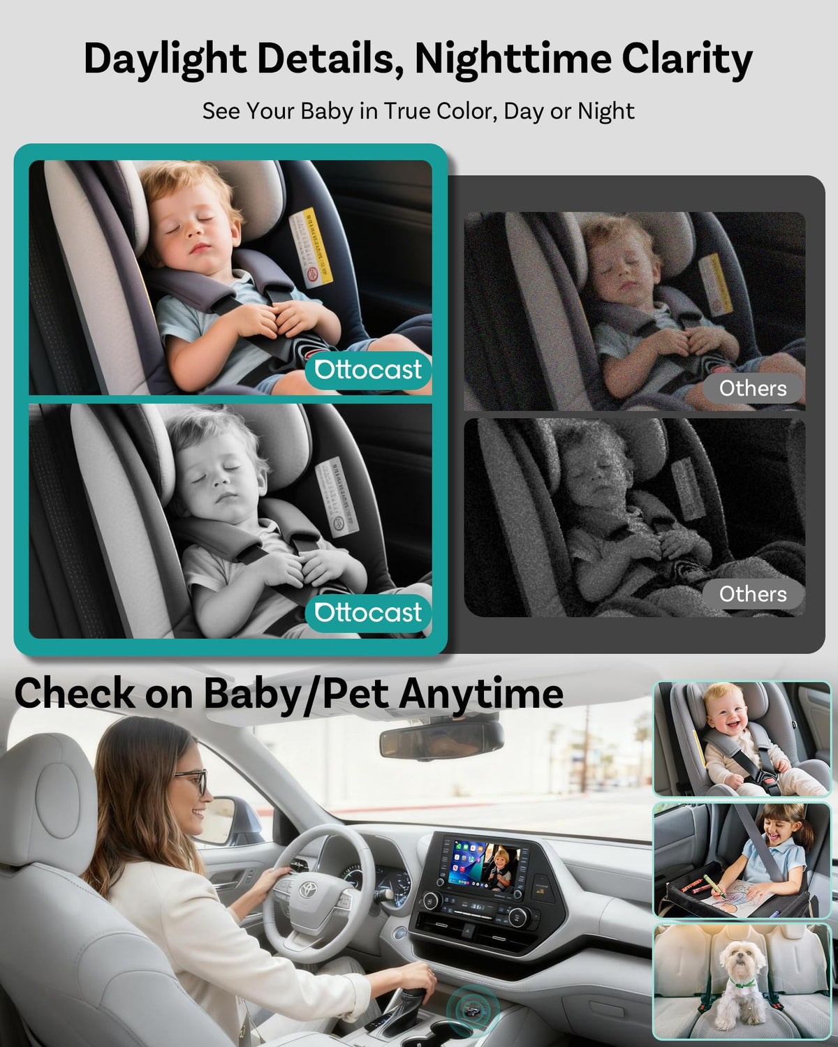 Baby Car Camera with HD Night Vision M239766