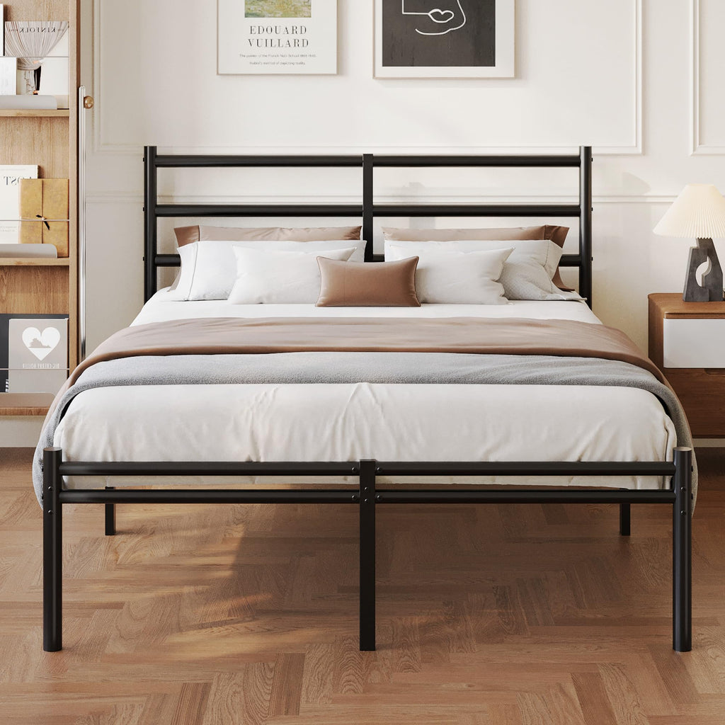 Full Size Bed Frame with Headboard and Footboard W2170