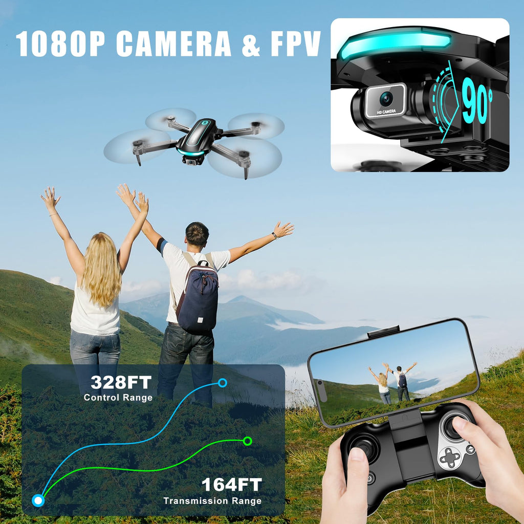 1080P HD Foldable Drone X36986