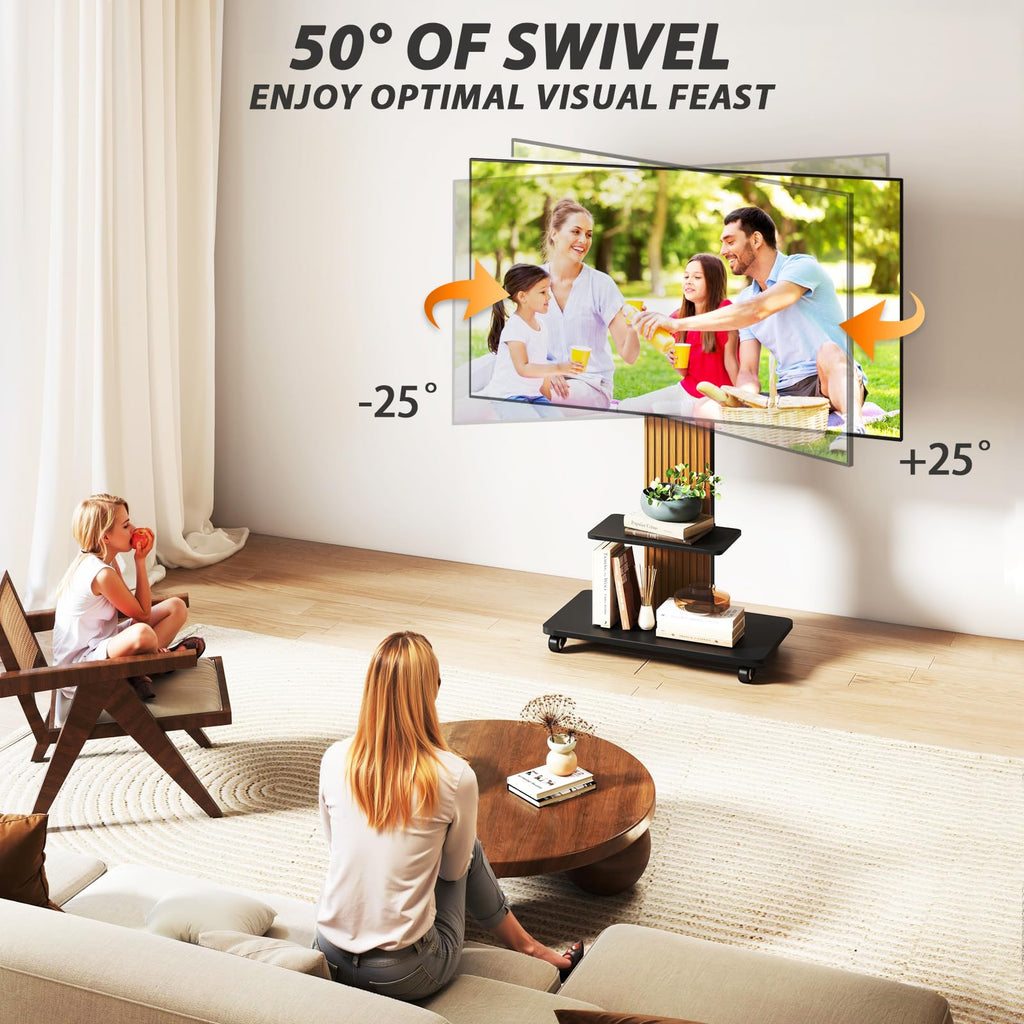 Heavy Duty Rolling TV Stand for 55-100 inch Large Screens B832