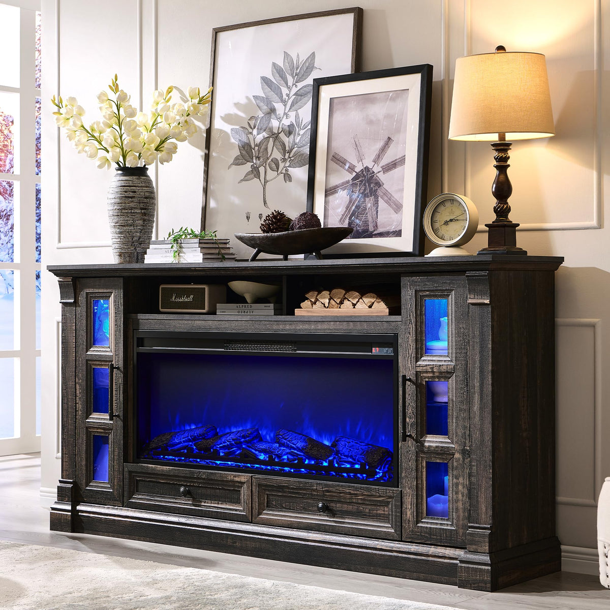 70" Fireplace TV Stand Z37413