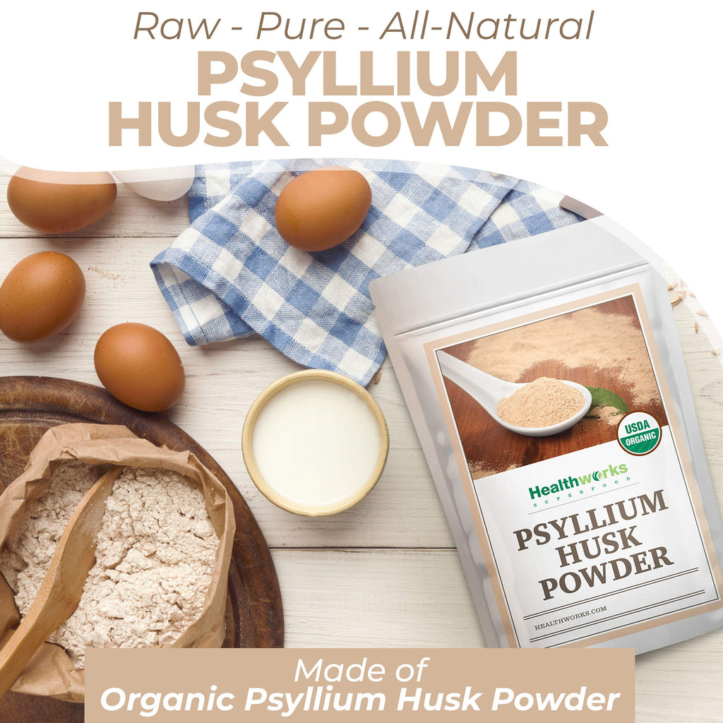 Organic Psyllium Husk Powder 2 lb D2793