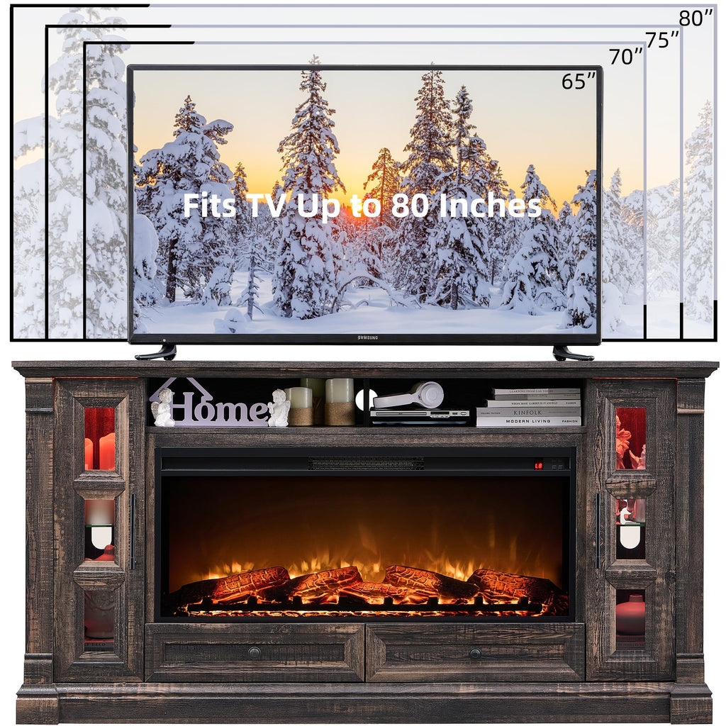 70" Fireplace TV Stand Z37413
