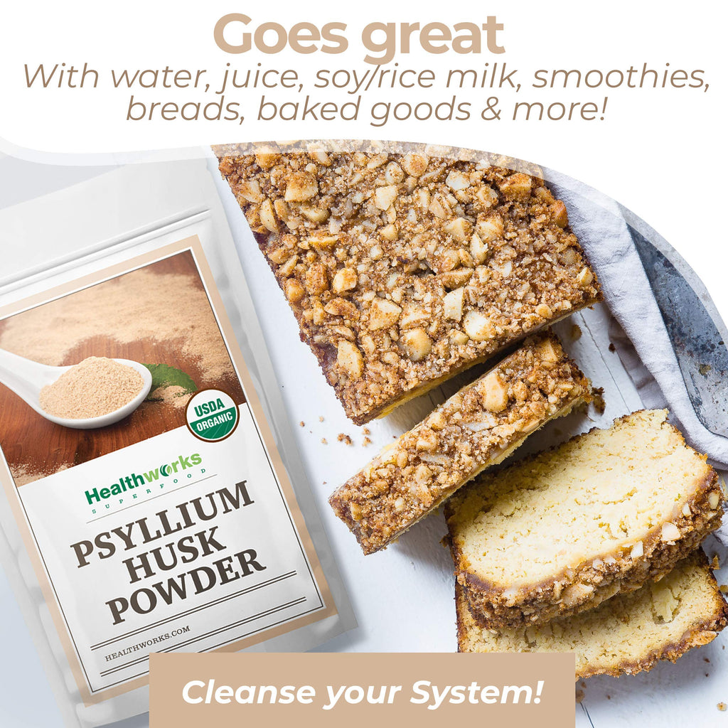 Organic Psyllium Husk Powder 2 lb D2793